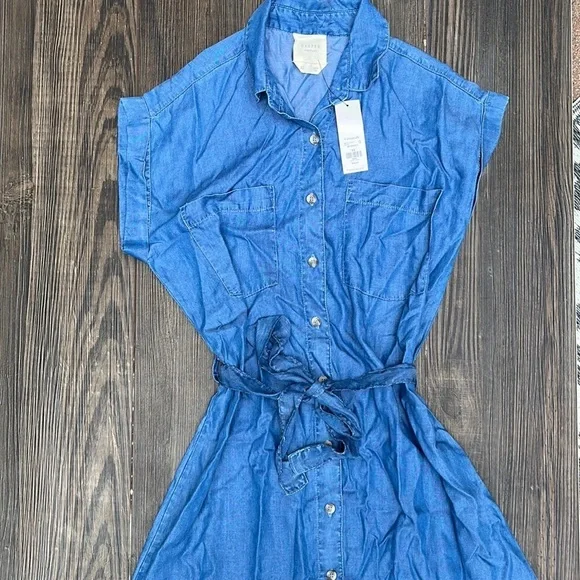 Francesca's Collections | Dresses | Nwt Francescas Denim Dress | Poshmark
